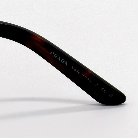 NEW PRADA PRA53S 1BK01T UNISEX SUNGLASSES SPR A53 1BK01T GOLD PR A53S - Picture 10 of 12